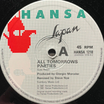 Japan ‎– All Tomorrows Parties (Англия 1983г.) 12", 45 RPM