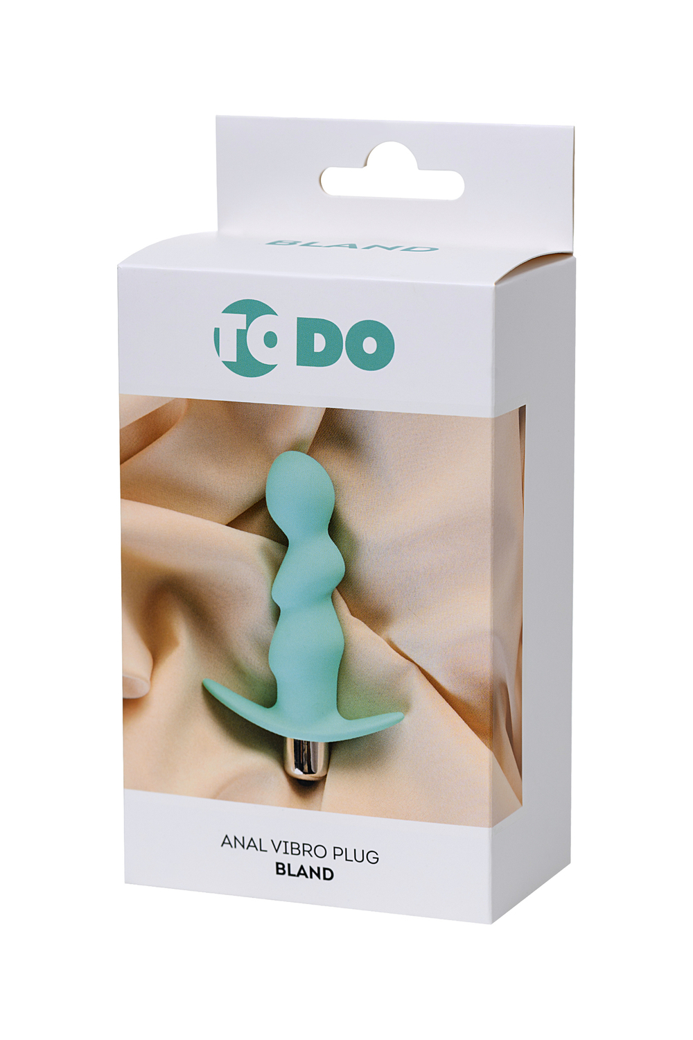 Анальная вибровтулка ToDo by Toyfa мятная 12 см