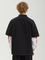 Мужская Рубашка Contrast Stitch