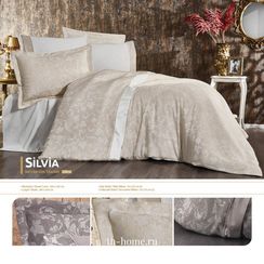 Постельное белье SILVIA кремовый сатин делюкс GRAZIE HOME Турция