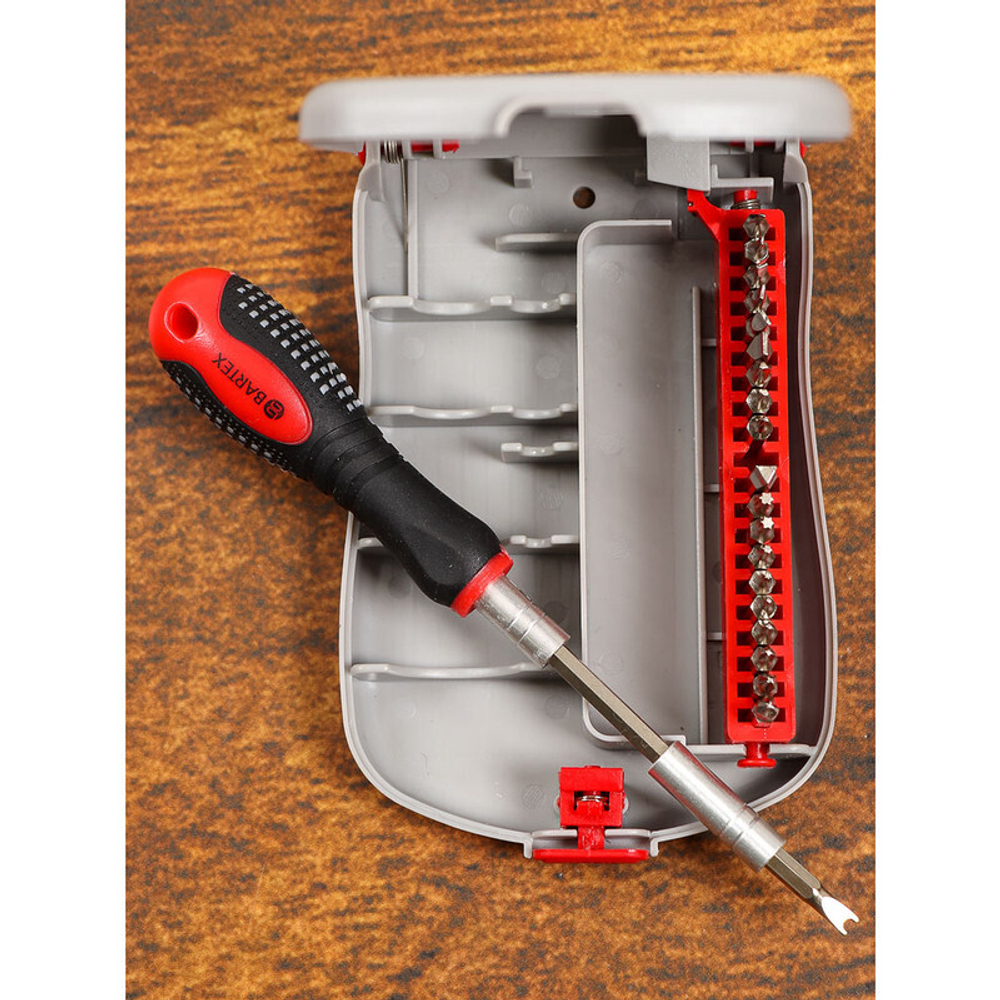 Набор отверток для точных работ, 22 пр, Bartex, с насадками, пенал, шт