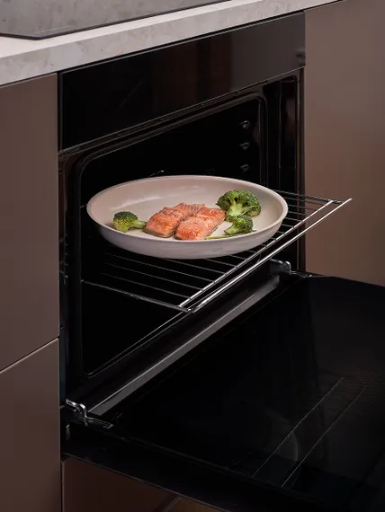 Набор посуды для приготовления со съемной ручкой smart ceramic, 7 предметов, молочный