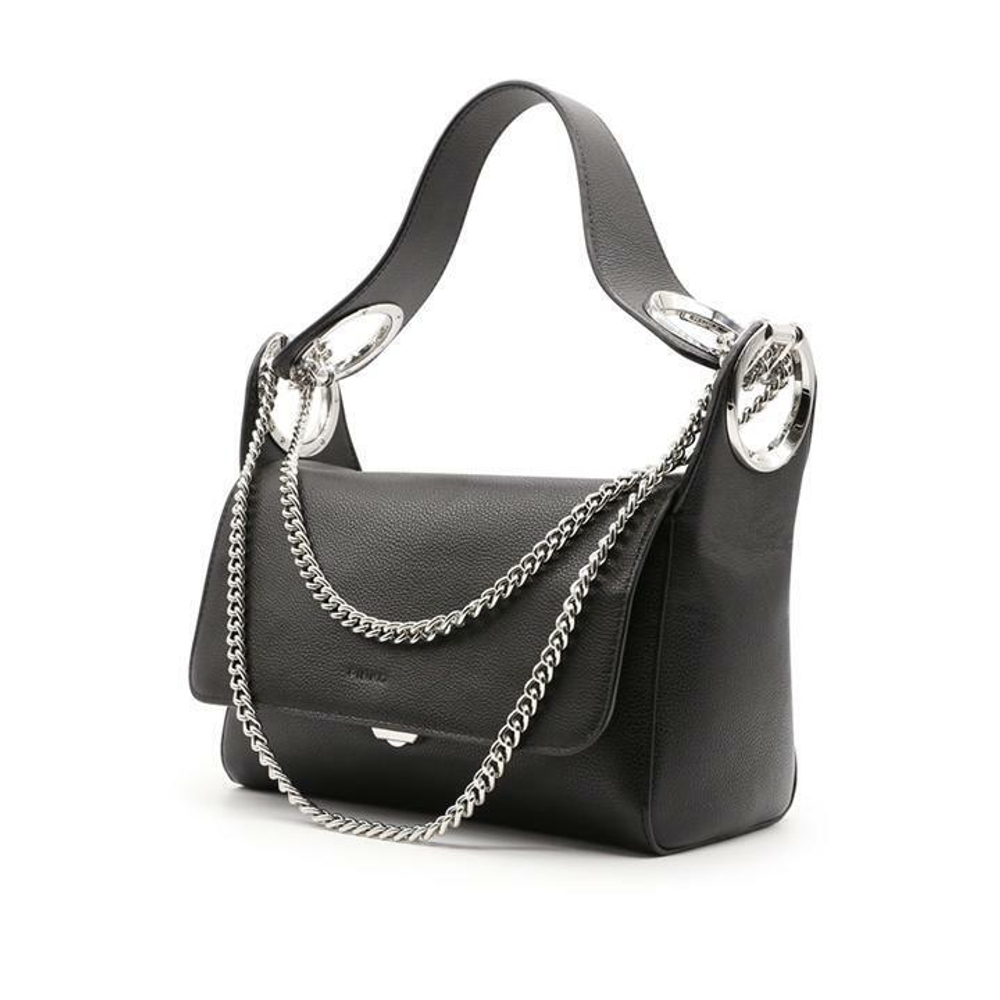 SHOULDER BAG INFINITY BUBBLES - black