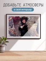 Постер плакат Фубуки Арт One-Punch Man Ванпанчмен