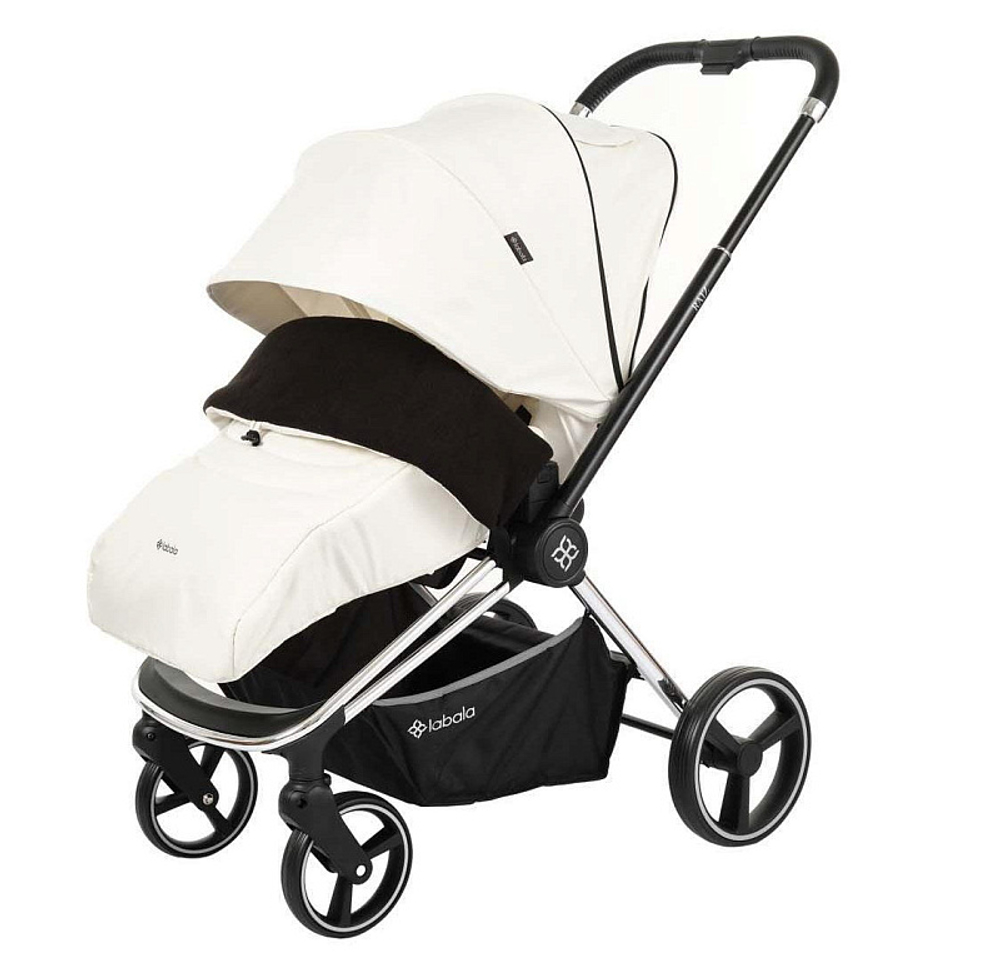 Коляска 2 в 1 Labala Raiz Lite White