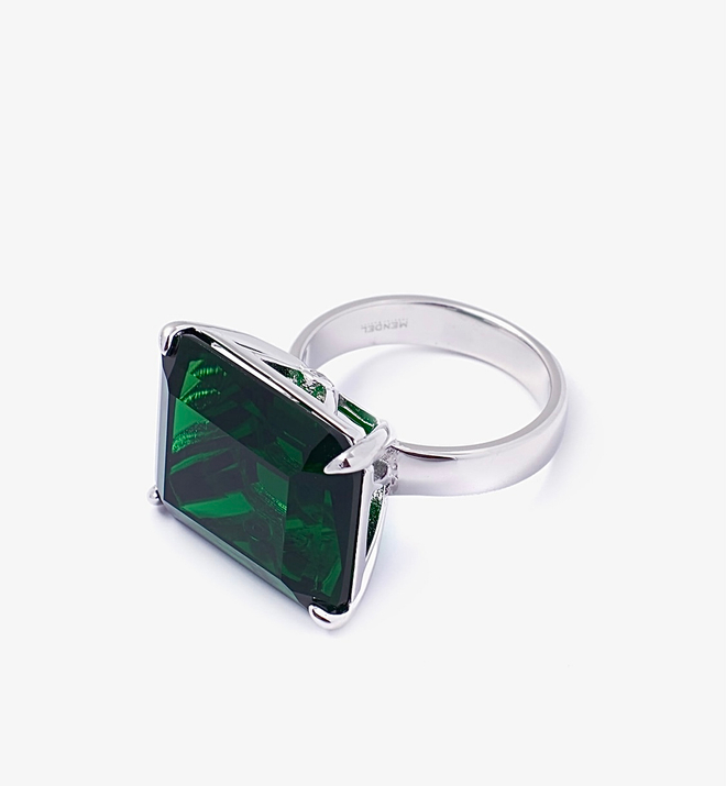 Кольцо Square Emerald