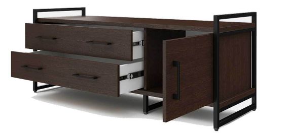 Тумба ТВ 2Я1Д венге