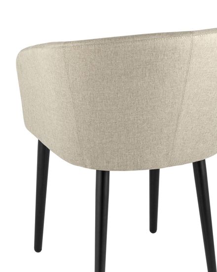 Кресло Ральф рогожка бежевый