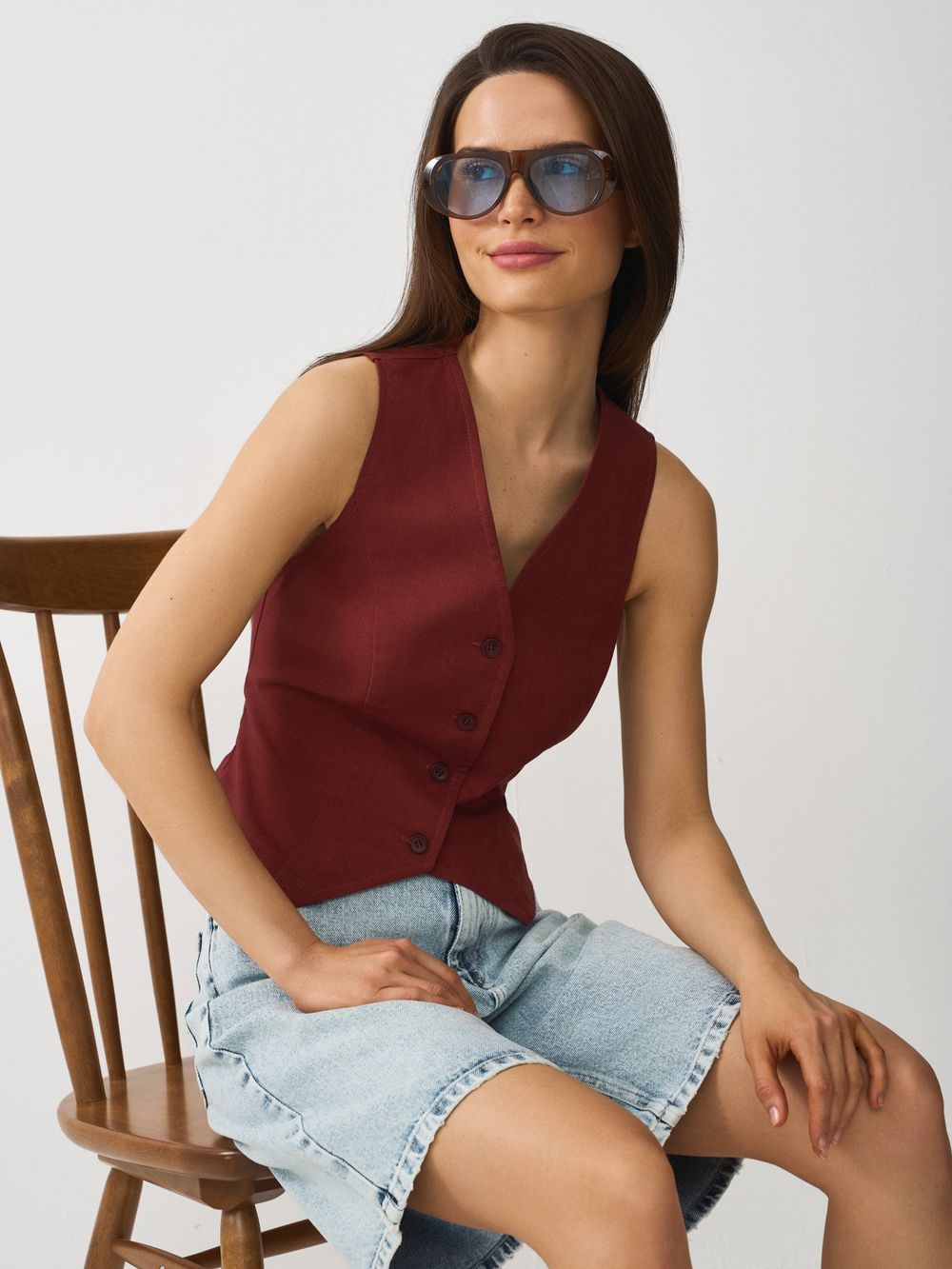 Жилет "Бордо" женский