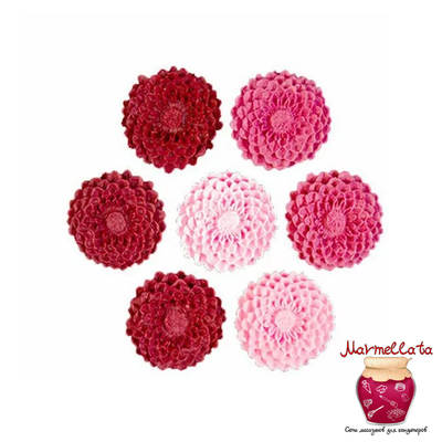 Сахарная фигурка "ГЕОРГИНЫ", 1 шт.