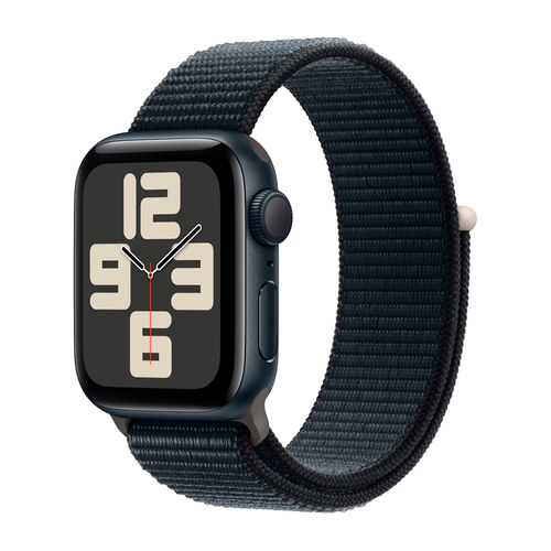Умные часы Apple Watch SE 2 (2024) GPS, 40mm, Midnight Aluminium Case with Sport Loop, Ink (Темная ночь)