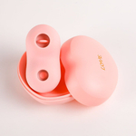 Розовый вакуумный стимулятор Heart в форме сердца (Цвет: розовый)