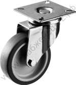 ЗУБР d=75 мм, г/п 60 кг, поворотное колесо термопластич. резина/полипропилен, Профессионал (30946-75-S)