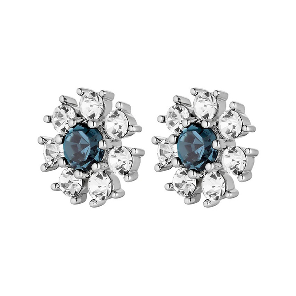 Серьги Dyrberg Kern AUDE SS ROYAL BLUE / CRYSTAL 430041