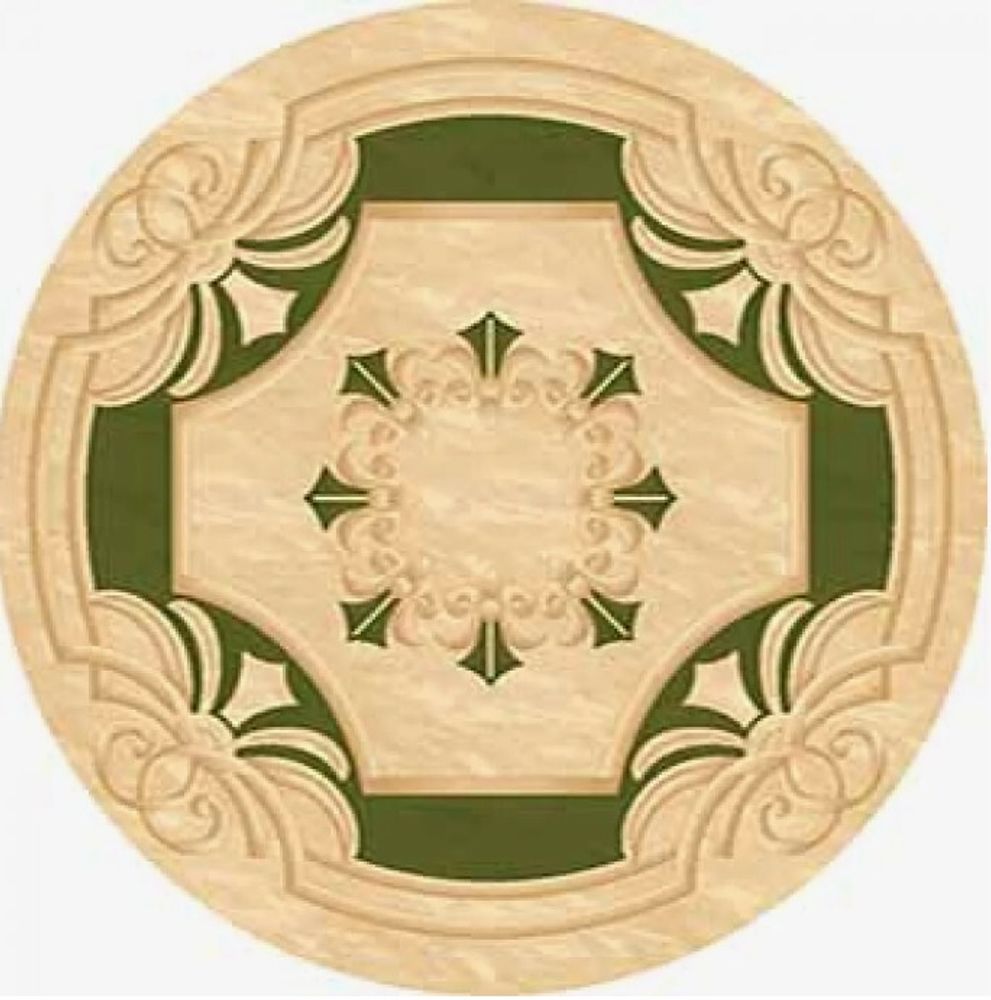 Antaliya 5333 CREAM-GREEN Круг