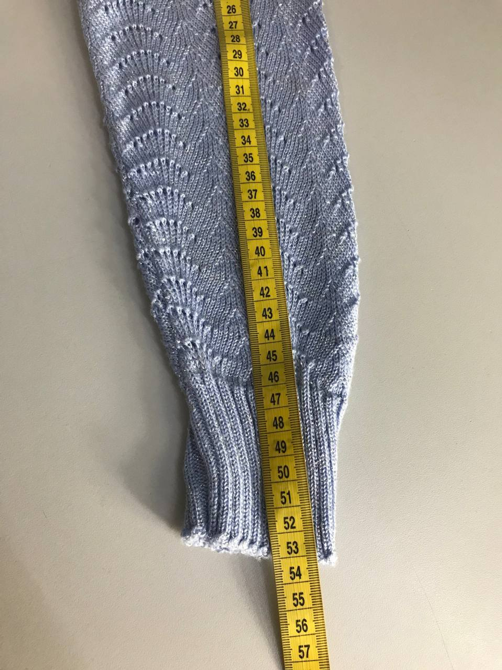 Джемпер красивой вязки, визуально на 44 размер