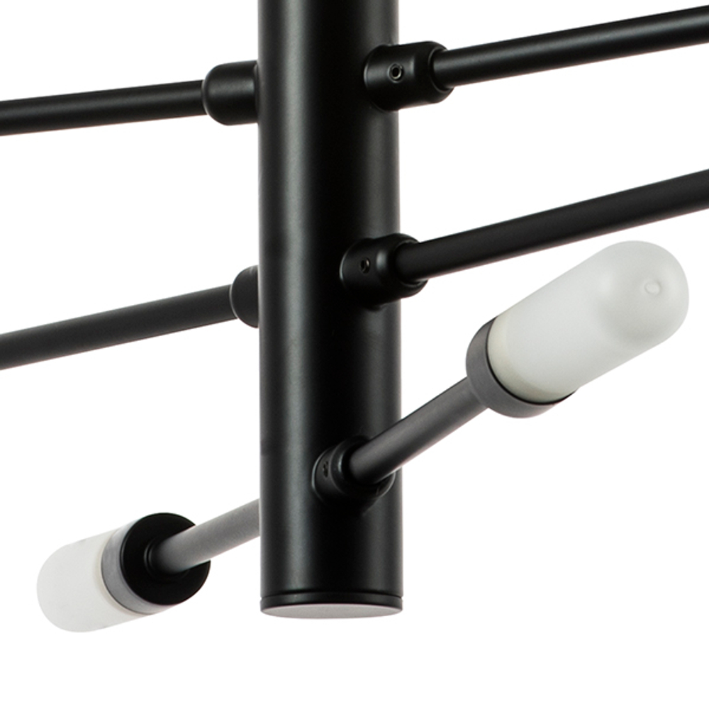 733127 Люстра RAGNO 12х40W G9 ЧЕРНЫЙ МАТОВЫЙ