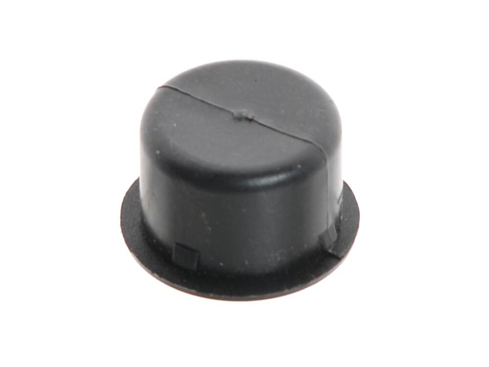 Заглушка-стаканчик для отверстия 20мм, пластик (черная) Замкофф