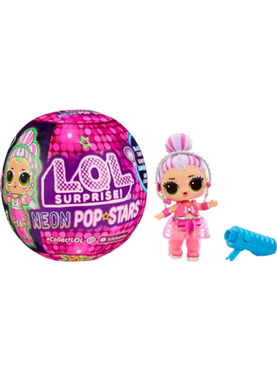 Игрушка в шаре ЛОЛ Сюрприз Неон Поп Старс Тотс 120674EUC | L.O.L. Surprise Neon Pop Stars Tots | кукла-сюрприз  | 4+