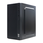 УЦЕНКА_Корпус BaseTech M3402, БП:500W, mATX, чёрный, 2xUSB2 (RMA_BT-M3402-500W-B) {небольшие вмятины на верхней панели; царапины и сколы на лицевой панели}