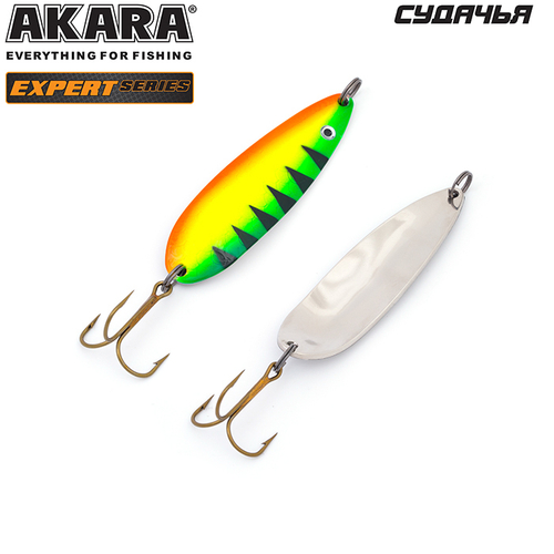 Блесна колебалка Akara Expert Судачья 80 мм 24 гр. 6/SIL