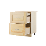 Кухонный модуль напольный, 60х60х85, Стокгольм Натур, с ящиками, со столешницей, из массива дерева, в лаке, Dipriz