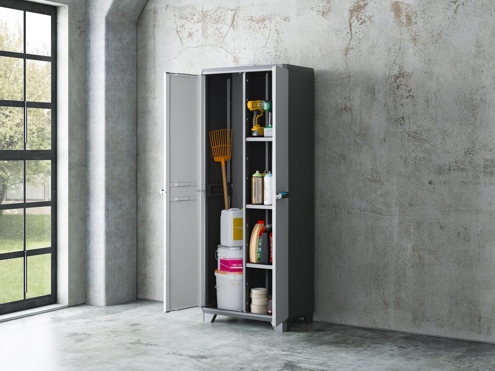 Пластиковый шкаф Keter Linear Multi Purpose Cabinet
