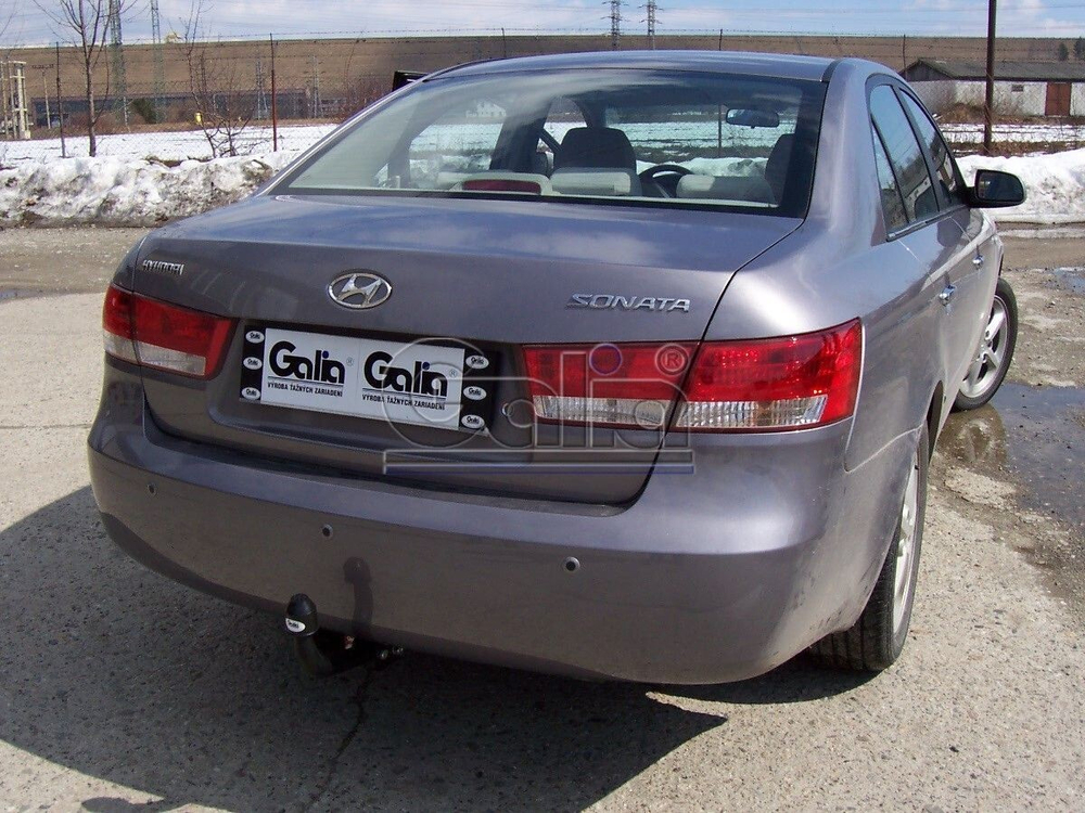 Фаркоп оцинкованный Galia H065A для Hyundai Sonata, 4dv, 2004- Type A(паспорт и сертификат в комплекте)(без электрики)