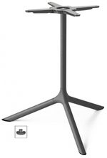 Стол ламинированный обеденный Scab Design Tripe Maxi, антрацит, белый мрамор Каррара