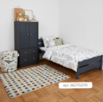 Комод 62х30х120, Раст, с 2 ящиками для вещей, деревянный, в прихожую, спальню, гостиную, детскую,2 двери, IKEA