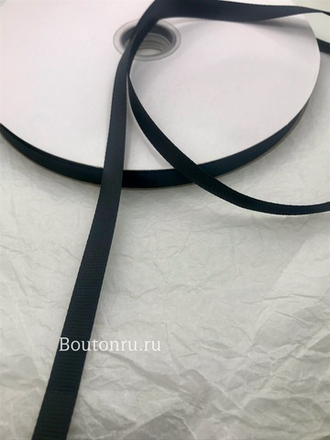 Репсовая лента черная