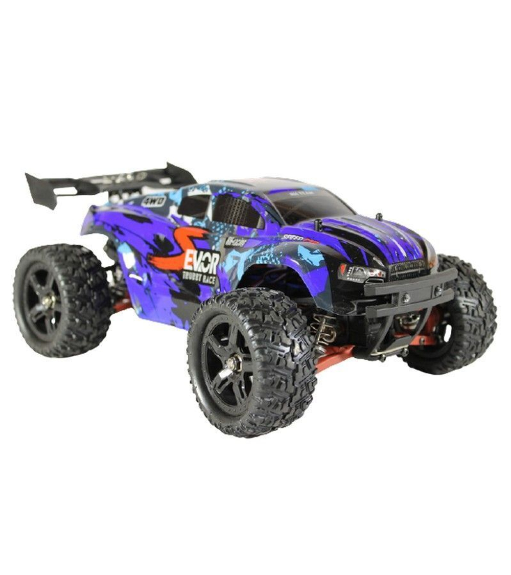 Радиоуправляемая трагги Remo Hobby S EVO-R Brushless UPGRADE V2.0 (синяя) 4WD 2.4G 1/16 RTR