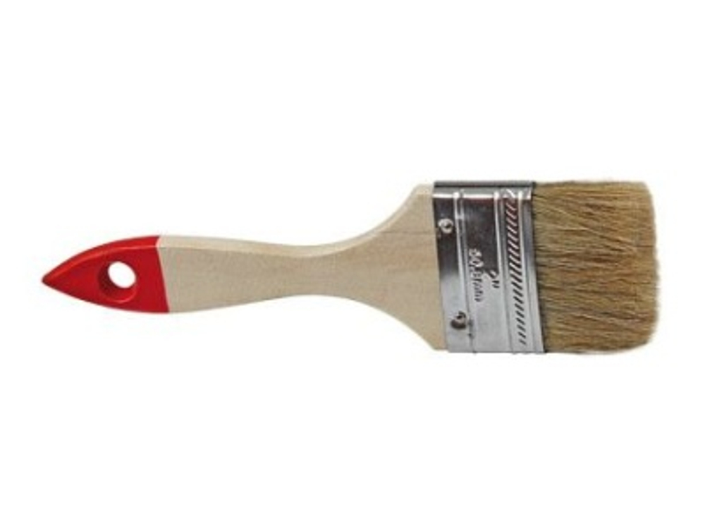 Кисть плоская Хобби искусственная щетина 38мм