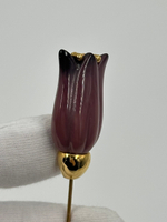 Брошь булавка Тюльпан Givenchy 1978 год