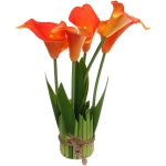Цветочная композиция «Весенняя рапсодия» 15*30смКаллы оранжевые