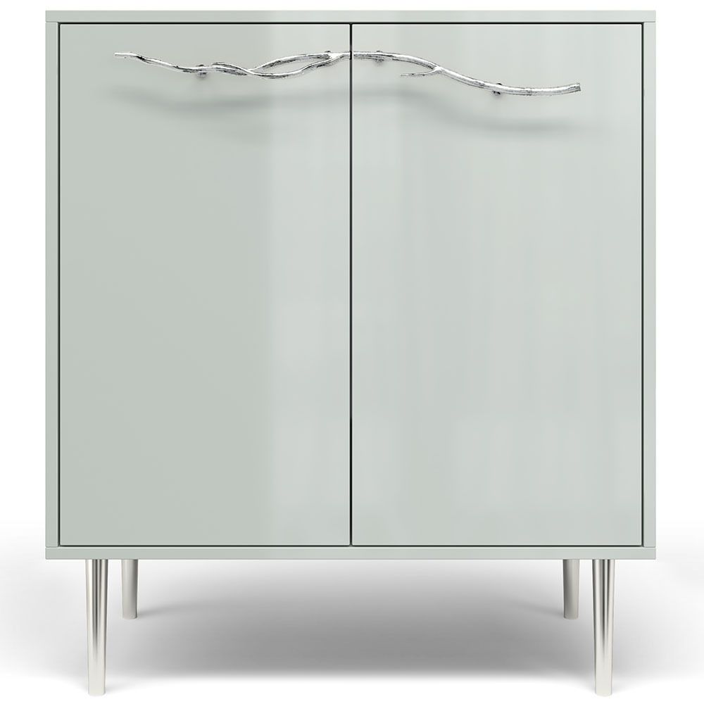 Комод Арт Колор Стайл Сильвер с 2 полками Серый Дым