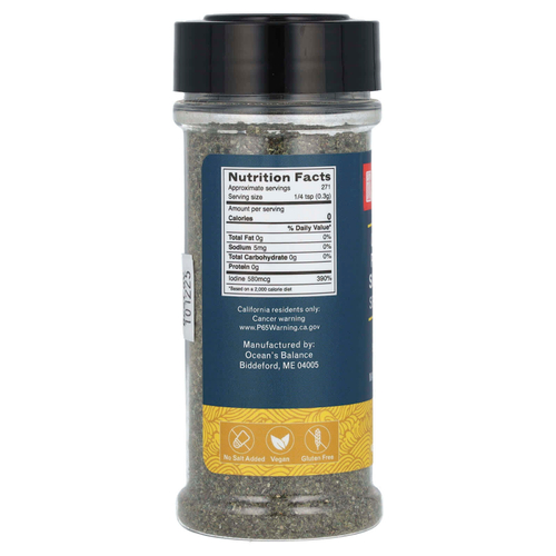 Ocean's Balance, приправа с морскими водорослями, лимон и перец, 85 г (3 унции)