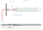 Датчик контроля наполнения Menerga Level sensor C-NIVEAU C-Bus 175mm (M 04 82 00)