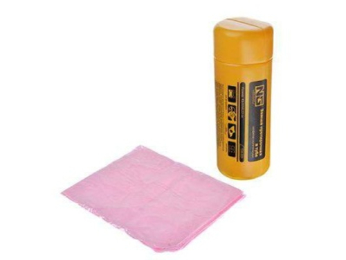 Замша протирочная NEW GALAXY PVA в тубе 43*32*0,22см розовая