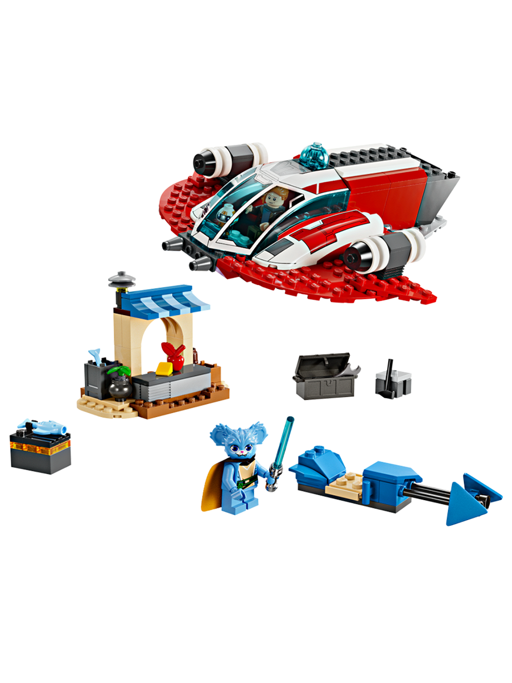 LEGO Star Wars 75384 «Багровый огненный ястреб» — уникальный космический корабль