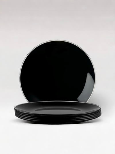 Тарелка молированная "BlacK" Ф210, круглая
