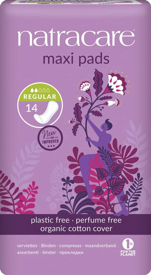 Гигиенические прокладки Natracare Maxi Regular (14 штук)