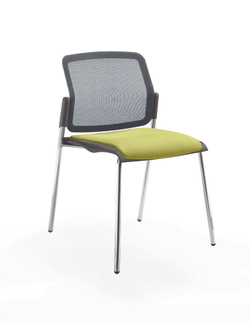 Movie стул со спинкой-сеткой и мягким сиденьем