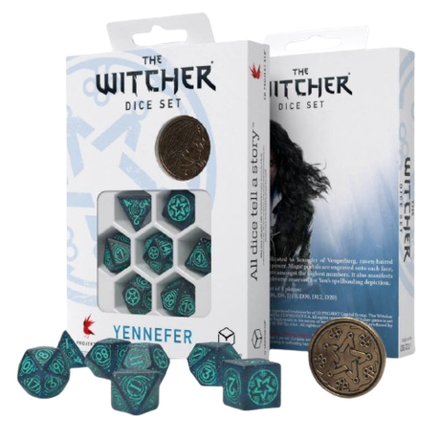 Набор игральных костей Ведьмак: Лютик - Верховная Волшебница