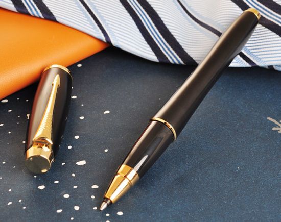 Ручка-роллер Parker Urban T200, цвет: Muted Black GT, S0850450