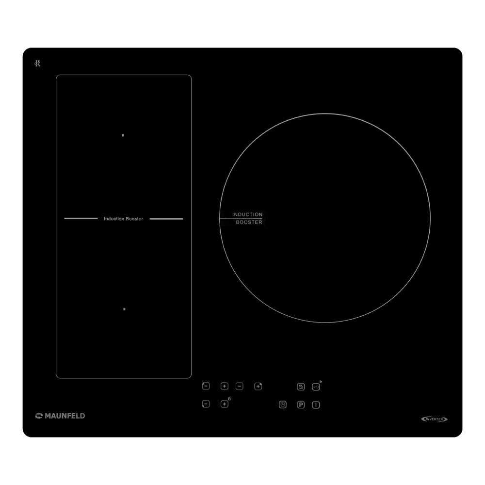 Индукционная варочная панель с объединением зон Bridge Induction MAUNFELD CVI593BBK Inverter