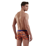Яркие трусы-боксеры с принтом Doreanse Traveler (Размер: S) (Цвет: оранжевый)