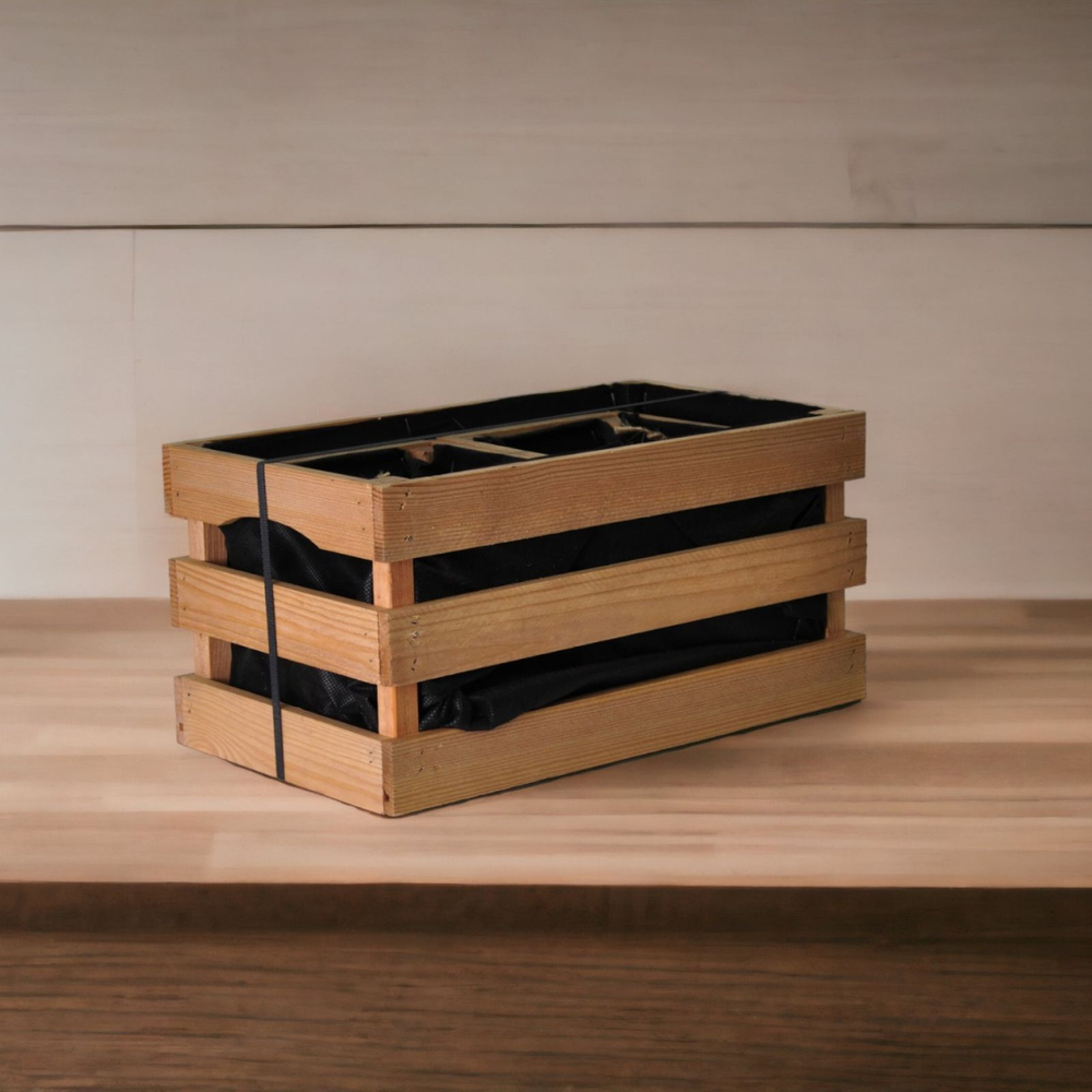 Деревянные ящики для хранения, для сада, рассады из массива сосны - набор из 3 шт.