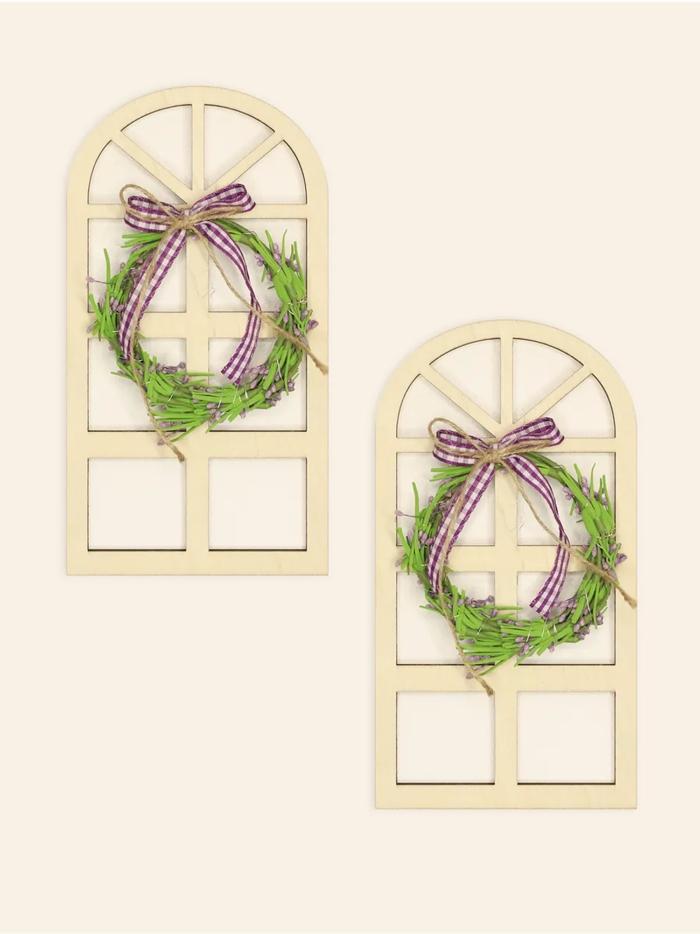 Декоративные окошки с цветами