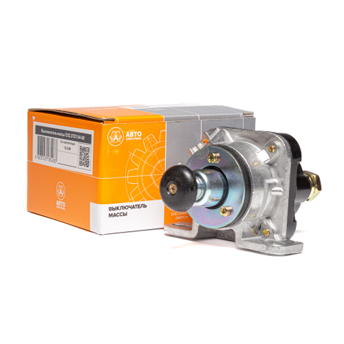 1212.3737-04 AE Выключатель массы ручной, МТЗ, 12/24 В, 50 А, 2-х контактный АвтоЭлектрика